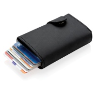 Namizni dodatki RFID denarnica za kartice iz aluminija in PU