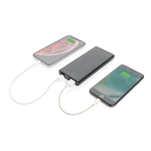 Powerbank iz aluminija 10.000 mAh Brezžični polnilci in powerbanki Powerbank iz aluminija 10.000 mAh