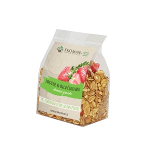 Eko darila Ročno izdelana granola – jagode in bela čokolada
