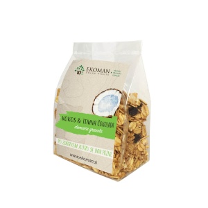 Eko darila Ročno izdelana granola – kokos in temna čokolada
