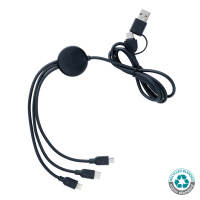 Mobilna tehnika Kabel 6 v 1 iz recikliranega TPE in reciklirane plastike RCS