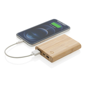 Brezžični polnilci in powerbanki FSC® certificiran bambusov prenosni polnilec 5000 mAh