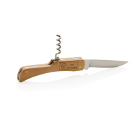 Eko darila FSC® leseni nož z odpiračem za steklenice