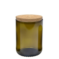 Eko darila Posoda s pokrovom iz plute Upcycled 300 ml