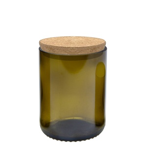 Eko darila Posoda s pokrovom iz plute Upcycled 300 ml