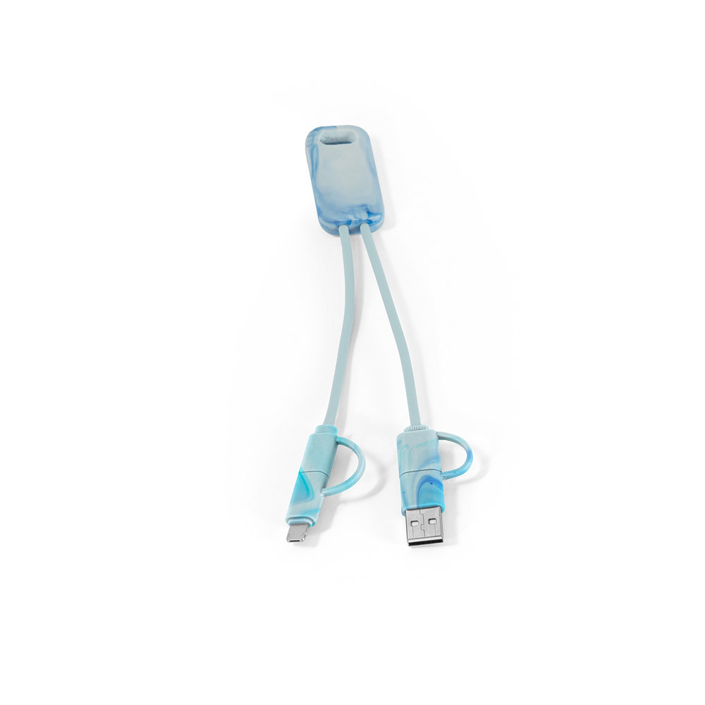 Eko darila USB kabel Berners 6-v-1 RPET