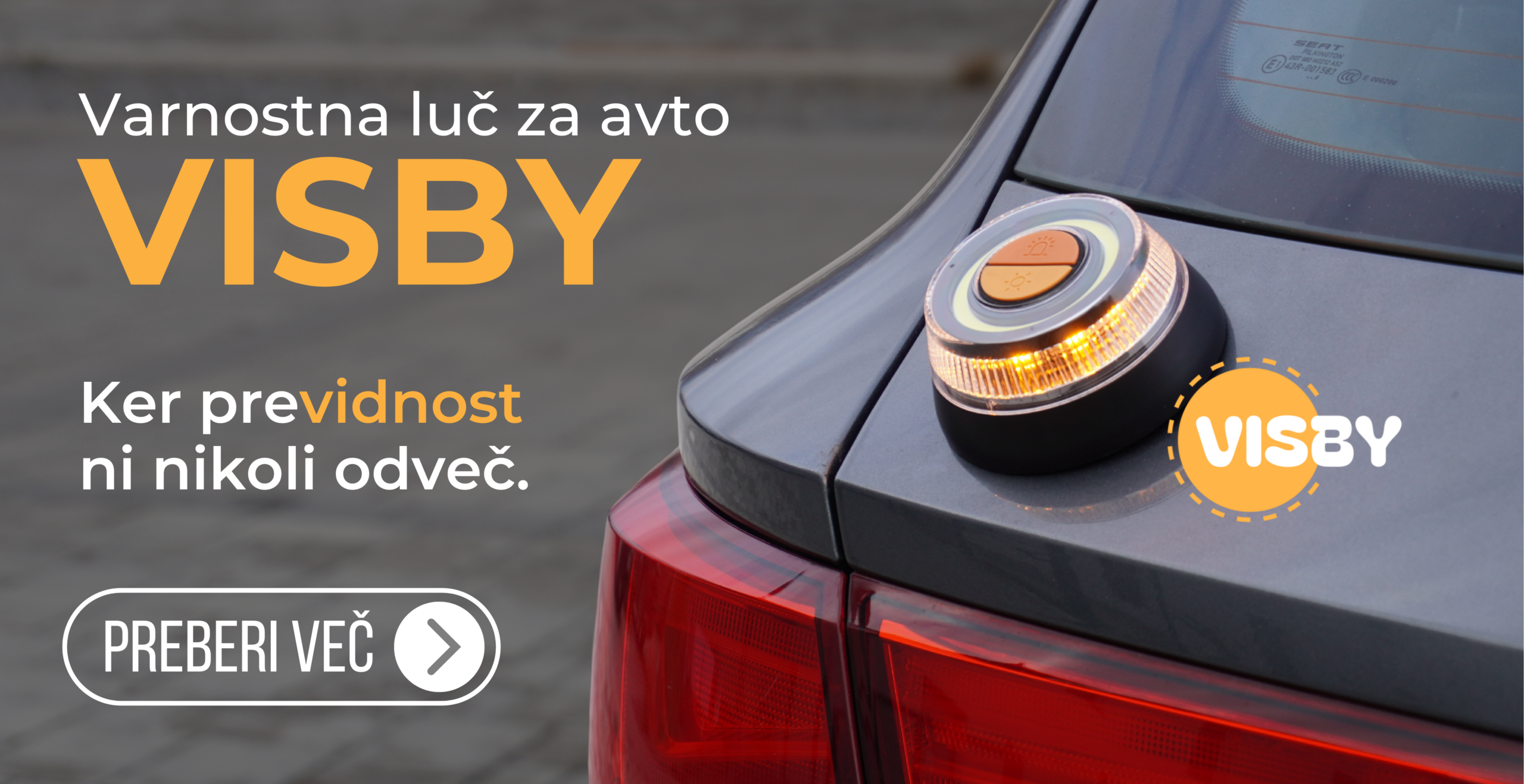 Varnostna luč za avto Visby