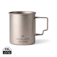 Eko darila Lahka skodelica iz titana Trail 450ml Nordic Drift